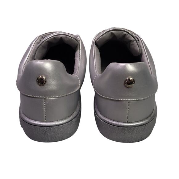 Michael Kors Girl's Ivy Candy Slip-On Sneakers Sz 3 Low Top Muted Silver - Picture 9 of 15